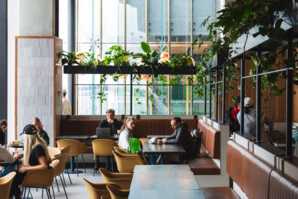 A photo of one of the dining areas of a hotel